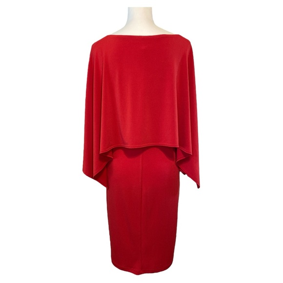 Chico's Convertible Dress Size S Red Classic Office Resort Travel Date Night - Picture 5 of 9